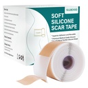 Silicone Scar Sheets (1,6 "x 158" Roll- 4M), Silicone Scar Tape til Scar Removal Treatment, Genanvendelige Silicone Scar Strips til C- sektion, Keloid, Burn, Acne, Kirurgiske Scars
