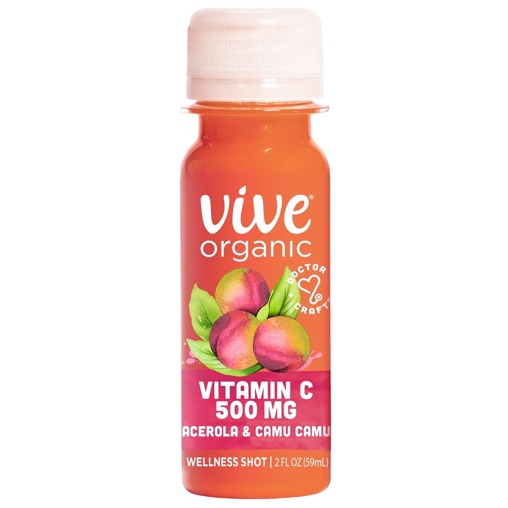 Vive Økologisk Pure Boost C-vitamin Skudt (2oz flaske)