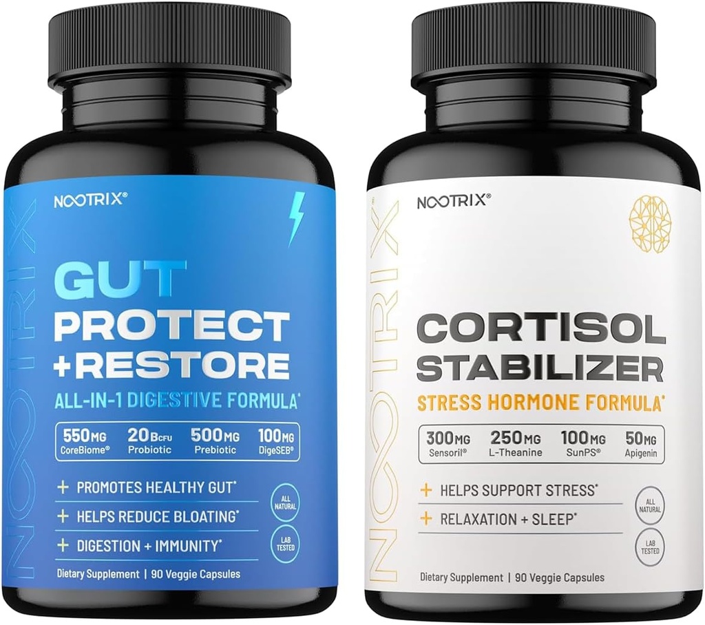 Nootrix Cortisol Stabilizer og Manager & Gut Health Support