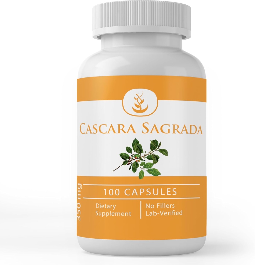 Pure Original Ingredienser Cascara Sagrada Extract (100 kapsler) Altid Pure, Ingen Fillers