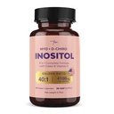 QSTA Myo- Inositol & D- Chiro Inositol Supplement for kvinder 4100mg (40: 1 Ratio) - 9 - in-1 Hormonal & Metabolic Support med folat, vitamin B6, B12, D3, zink & chrom