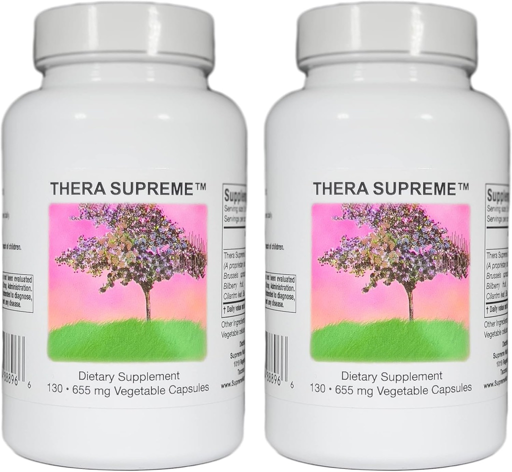 Supreme Nutrition Thera Supreme, 130 Pure Herbal Kombination Vegetariske Kapsler