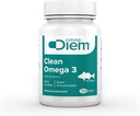 Omne Diem Clean Omega 3 - 1020mg, 120 softgel kapsler - Fish Oil Dietary Supplement med Omega-3 fedtsyrer: EPA & DHA