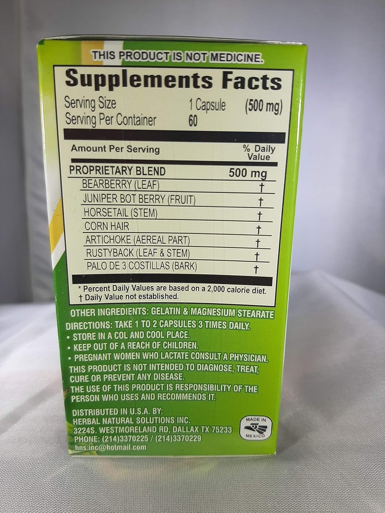 RNA Herbal kapsler (60 kapsler, 500 mg hver)