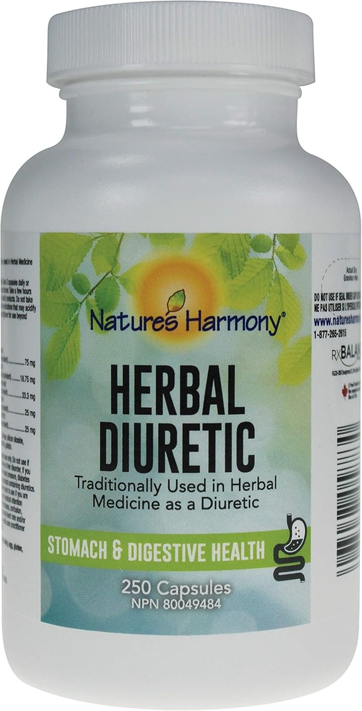 NATUR 'S HARMONY Herbal Diuretic Depot250 Kapsler