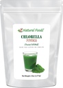 Z Natural Foods Chlorella Powder, Cracked Cell Wall Plant Protein, Blue Green Algae Superfood Powder, Perfekt til smoothies, Drinks, Opskrifter, Raw, Non GMO, Gluten Free, Vegan, 5 lbs