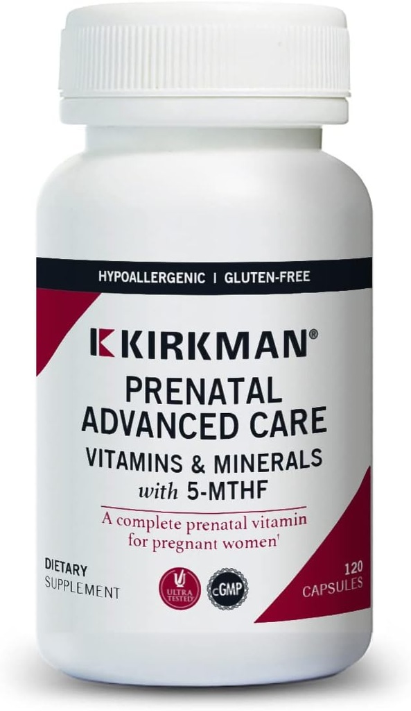 Prenatal Advanced Care, 120 Kapsler, Kirkman Labs