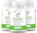 Ben 's Natural Health Total Health for The Prostata Supplement med Beta sitosterol Vitamin C, D, E, Zink og gurkemeje, 360 Vegicaps, 3 Pack