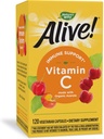 Naturen er i live! C-vitamin supplement Lavet med økologiske Acerola kirsebær, immunforsvar *, Antioxidant Support *, 100% frugtkilde C-vitamin, 120 kapsler (Packaging May Vary)