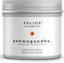 Ashwagandha 7,5% Herbal Energy Support Supplement 500mg - Stress Relief Support, Natural Mood Support - Fuld Spectrum Ashwagandha Root Extract -120 Kapsler