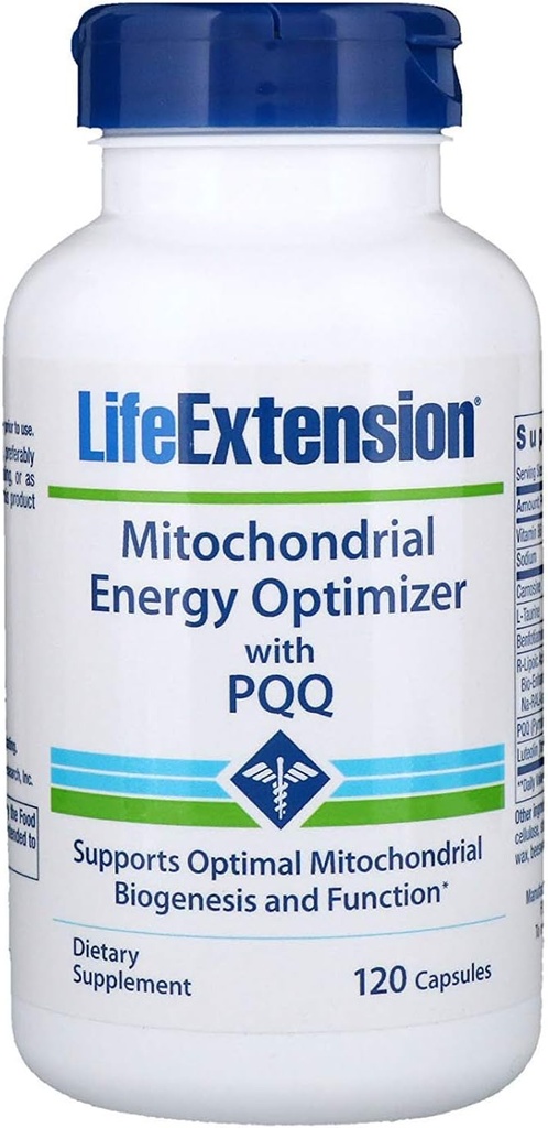 Life Extension Mitokondriel Energy Optimizer med BioPQQ, 120 kapsler