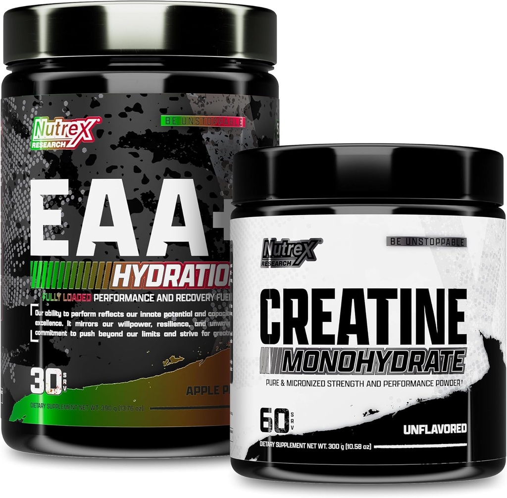 Nutrex Research EAA Hydration Apple Pære Aminos & Creatin monohydrat Pulver