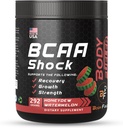 Aminosyre Energy Powder med BCAA, Bedste Intra & Post Workout Recovery Drink, Muscle Recovery & Endurance Powder med BCAA understøtter muskelvækst, Honeydew Flavor, 292g - Made in USA