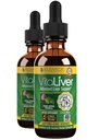VitaLiver - Levertilskud - Support Lever Rense & Detox - Flydende levering til Absorption - Milk Thistle, Artiskoke, Chanca Piedra, Mælkebøtte & mere!