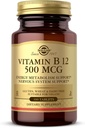 Solgar Vitamin B12 500 mcg - 100 tabletter - Vegan, Gluten Free, Dairy Free, Kosher - 100 Servere