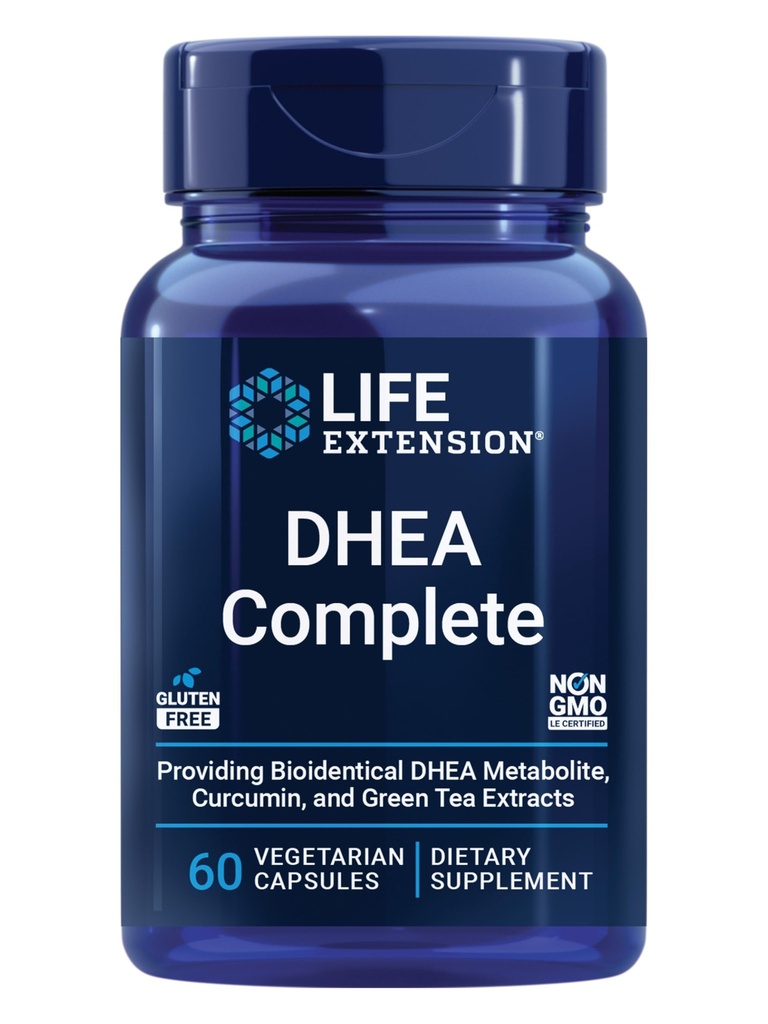 Life Extension DHEA og 7-Keto DHEA Komplette vegetariske kapsler til at Maksimere Støtte af en sund krop Vægt & Mood, Lean Muskelmasse, Libido & Mere, Non- GMO, Gluten- fri, 60 Greve