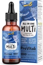 All- in- One Multi Liquid Multivitamin til hunde og katte - Dagligt tillæg med fordøjelsesbesvær, Immunitet, Allergi & Hud & Coat Support, Mobility Support - Antioxidant Blend for Longevity, 2oz