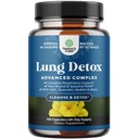 Lung Detox Mullein Leaf Kapsler - Rensning Mullein Lung Cleanse Complex med NAC Quercetin & Cordyceps Ekstrakter - Leaf Herb Respiratorisk supplement til Sinus Immunitet & Breathing Support