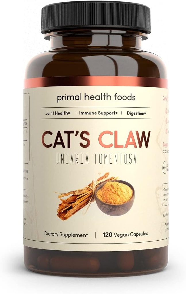 Organic Cat 's Claw 1000 mg 60 Servering MSD 124; immunforsvar, fordøjelse og fælles relief MSD 124; Vegetar, Organic, Non- GMO & Gluten Free