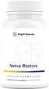 Nerve Restore - Nerve Support - Inkluderer Pea, White Willow, og B-Vitamin Nerve Support Complex for Advanced Nerve Health Support - Lavet i USA, 60 kapsler