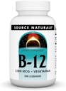 Kilde Naturals Vitamin B-12, Understøtter energiproduktion, 2000 mcg - 200 vegetar Lozenges