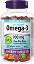 Webber Naturals Triple Strength Omega-3 with CoQ10 enteric coated 900 mg Omega-3 (EPA • DHA)/ 100 mg CoQ10, 80caps