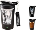 Elektrisk Protein Shaker Flaske, Bærbar Mixer Cup, USB C Genopladelig, BPA- Free Tritan, 450ml / 16oz, 500mAh, for glatte shakes
