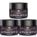 Ajoblanco 600mg Natural Himalayan Organic Shilajit Resin - Himalayan Gold Shilajit Resin med Organic Ayurvedic Blend in High Potence for Energy, Strength & Immunity, Pack of 3