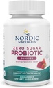 Nordic Naturals Zero Sugar Probiotic Gummies - Strawberry Watermelon Flavor - 40 Gummies - Understøtter fordøjelse Wellness & immunsundhed - Non- GMO - tredjeparts testet - Vegan - 20 Tjenester