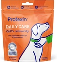 Protexin Daily Care Gut + Immunity Beeg 124; 60 Hund Chews, Tyrkiet og Cranberry Flavor Hund Supplement