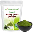 Z Natural Foods Organic Barley Grass Powder - USDA Organic Whole Food Green Blend for Energy Boost, Detox & pH Balance med Aminosyrer, Minerals - Antioxidant Mix for Juice, Vand, Smoothies, 5 lbs