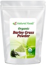 Z Natural Foods Organic Barley Grass Powder - USDA Organic Whole Food Green Blend for Energy Boost, Detox & pH Balance with Amino Acids, Minerals - Antioxidant Mix for Juice, Water, Smoothies, 5 lbs