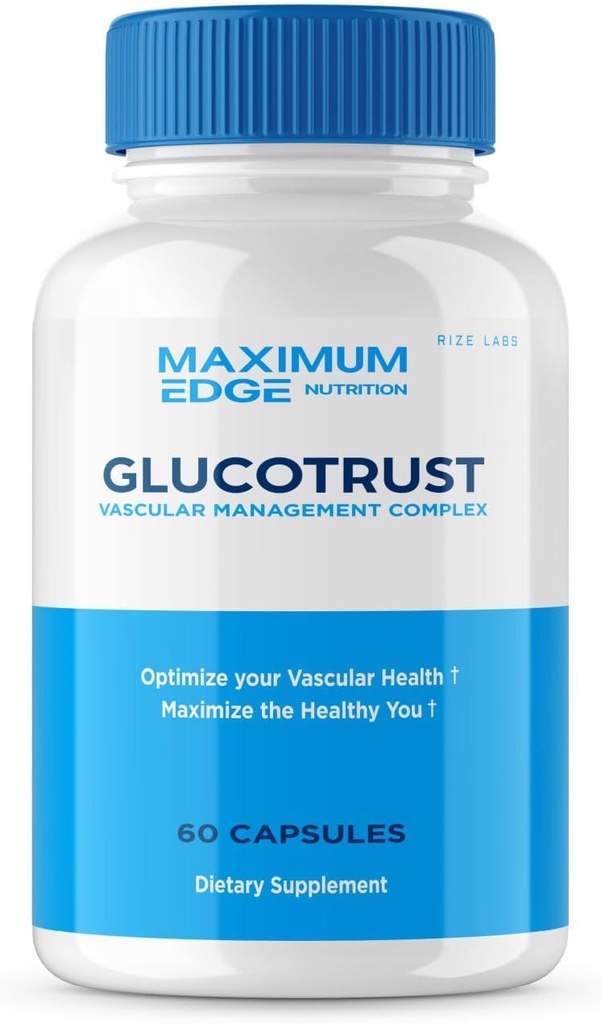 rize laboratorier - Glucotrust supplement kapsler, Advanced Balance Max Formel Complex Blend Edge (60 kapsler)