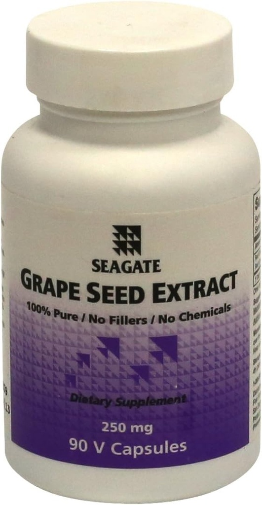 Seagate Products Grape Seed Extract Kosttilskud 250 mg, 90 Veg Kapsler