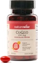 NatureWise CoQ10 100mg + Black Pepper Softels - High Absorption Coenzym Q10 + Black Pepper - Antioxidant for Heart Health + Cellular Energy - Vegan, Non- GMO, Gluten- Free - 90 Greve [90- Day Supply]