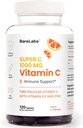 Time Release Vitamin C 1000 mg + Vitamin D3 1000 IE + Zink 30 mg