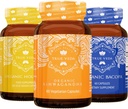 Sand Vela Afslapning Bundle USDA Organic Measures 124; Multi- Award- Winning Measures 124; Ashwagandha KSM- 66 ® Measures 124; Holy Basil with Vitamin B6 Measures 124; Bacopa Monnieri Kapsler
