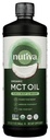Nutiva Organic MCT Olie, Uden smag, 32 Oz, USDA Organic, Non- GMO, Non- BPA, Hele 30 Godkendt, Vegan, Gluten- Free & Keto, 14g MCT per Servering & Neutral Flavor for Energy Boost til kaffe, shakes og salater