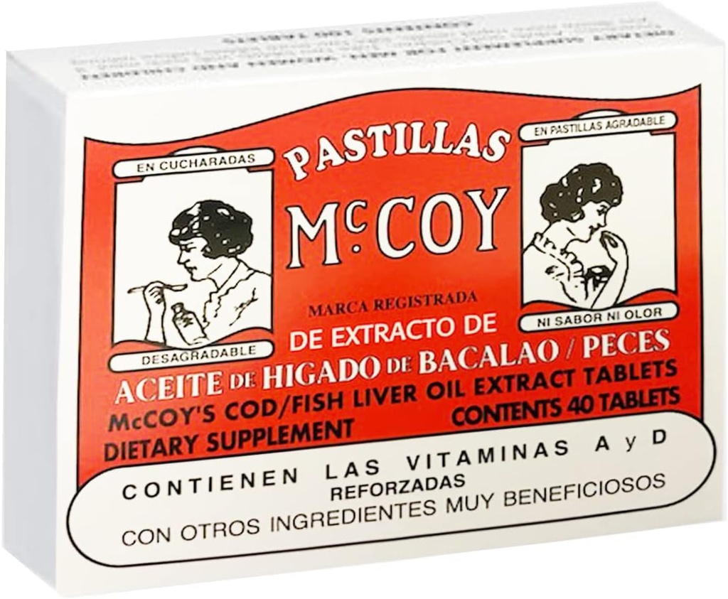 Mccoy Cod / Fish Lever Oil Extract Tablets 40