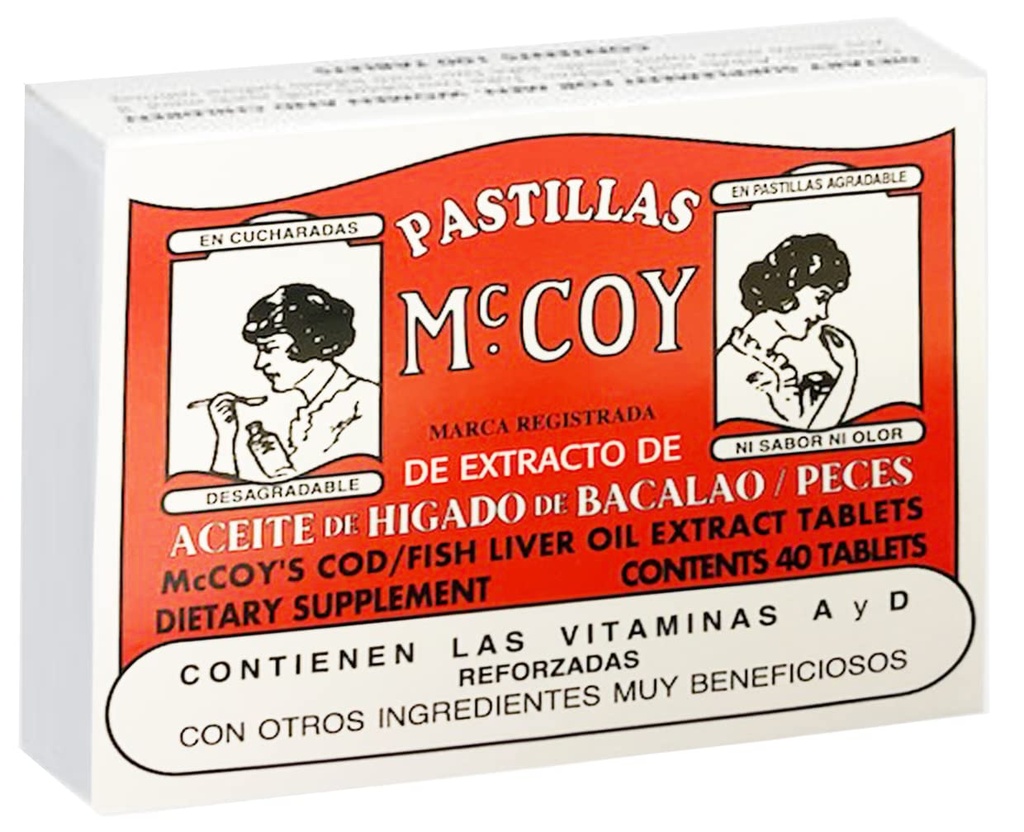 Mccoy Cod / Fish Lever Oil Extract Tablets 40