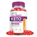 Justified Laboratories Fast Ripped Keto ACV Gummies Extreme 2000MG Fast Ripped Keto Gummies Apple Cider Vinciate Formuleret med Pomegranate Beet Juice Powder B12 Vegan Non GMO 60 Gummys