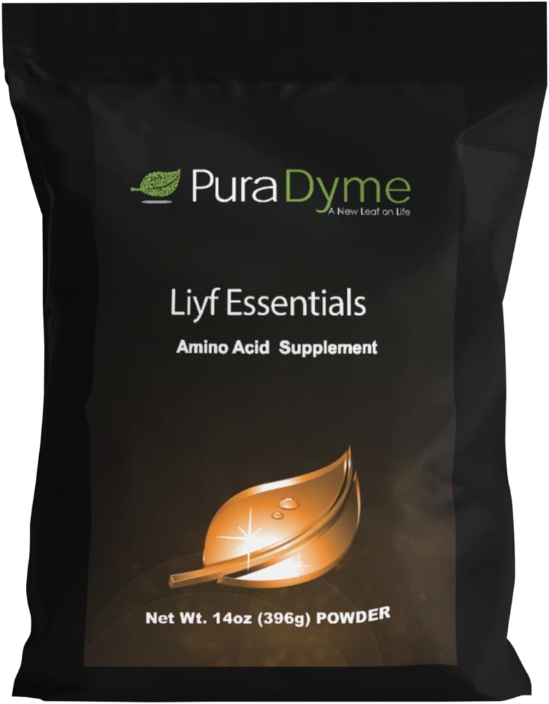 Puradyme Liyf Essential Aminosyre Protein Powder and Dietary Supplement - 14 Ounces - Formuleret til fremme af energi og lang levetid