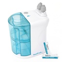 NASALFRESH MD - Dual drevet Nasal kunstvanding System Nasal skylning og vask - Sinus Decongestant Relief System w / 30 Saline Pakker - Genopladelig - 1 sæt af Næsepuder - Snore Remedy