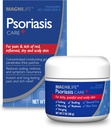 MagniLife Psoriasis Care +, Natural Itch and Pain Relief, Moisturization Hjælper med at reducere rødme, skalering og flagning på Body & Scalp - Undufted, Non- Toxic - 2oz