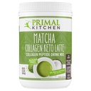 Primært køkken Matcha Collagen Keto Latte Pulver, Sukkerfri Collagen Peptider, 9.33 Ounces