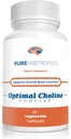 Pure Nootropics - Optimal cholin complex - Alpha GPC / CDP Citicoline Blend - 300 mg - 124; Cognitiv Support