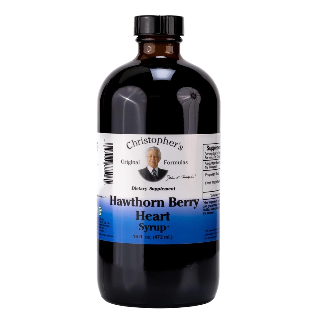 Christopher 's Original Formulas Hawthorn Berry Heart Syrup - 16 fl oz