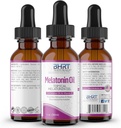 - Tematisk flydende melatonin olie - Natural Sleep Aid -Essential Oil Blend- Natural Melatonin - Hjælper i søvn & afspænding - Alkohol & Gluten Free - Økologisk melatonin til voksne (1 flaske)