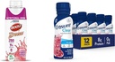 BOOST Breeze Clear Nutritional Drink, 9g Protein, 250 Nutrient- Rich Calories, Wild Berry, 8 fl oz & Sikre flydende klar Nutrition Drink, 0g fedt, 8g protein, Blåbær Pomegranat, 10 Fl Oz